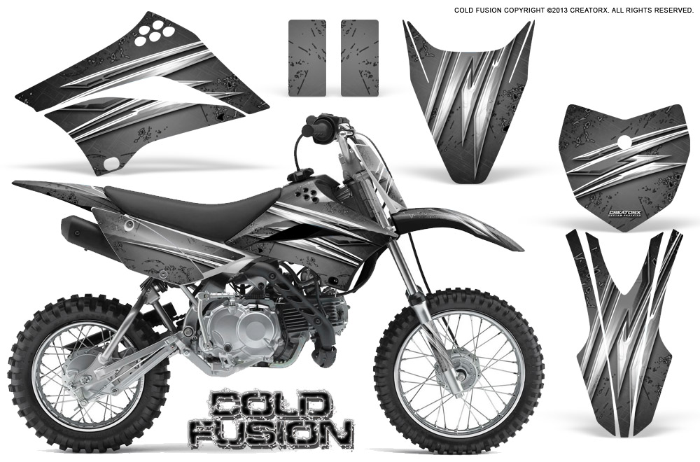 Kawasaki KLX 110L 10-11 Cold Fusion Silver